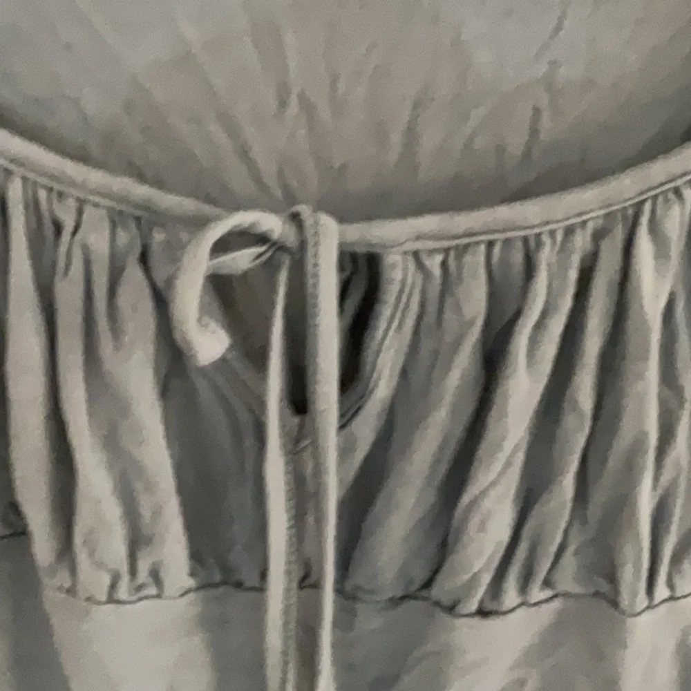 SHEIN Long Sleeve Crop Top, Size XS, Blue - Picture 3 of 7